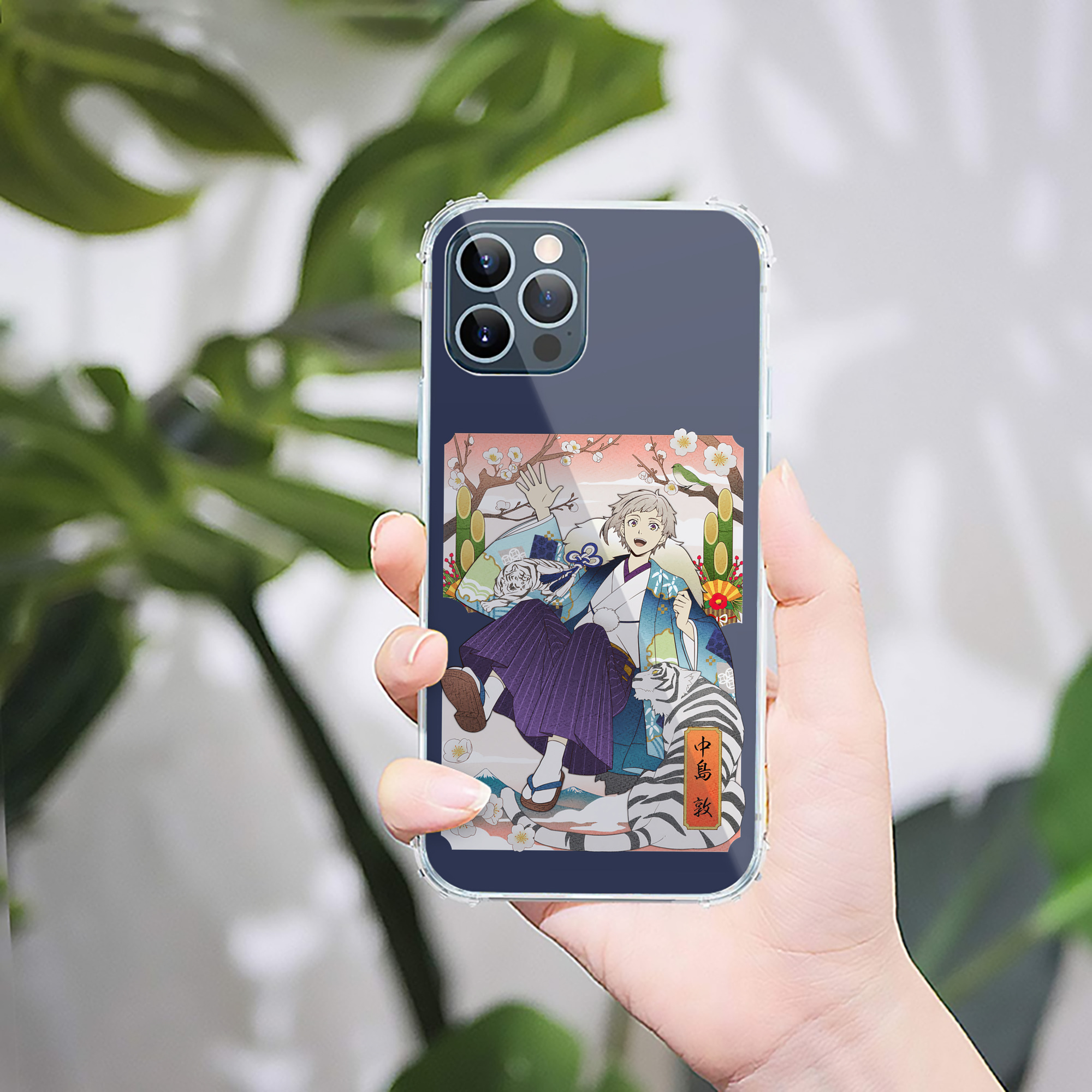 （画像用） 文豪ストレイドッグス Bungo Stray Dogs 【iPhone 12シリーズ対応】透明スマホケース（クリアソフトケース）